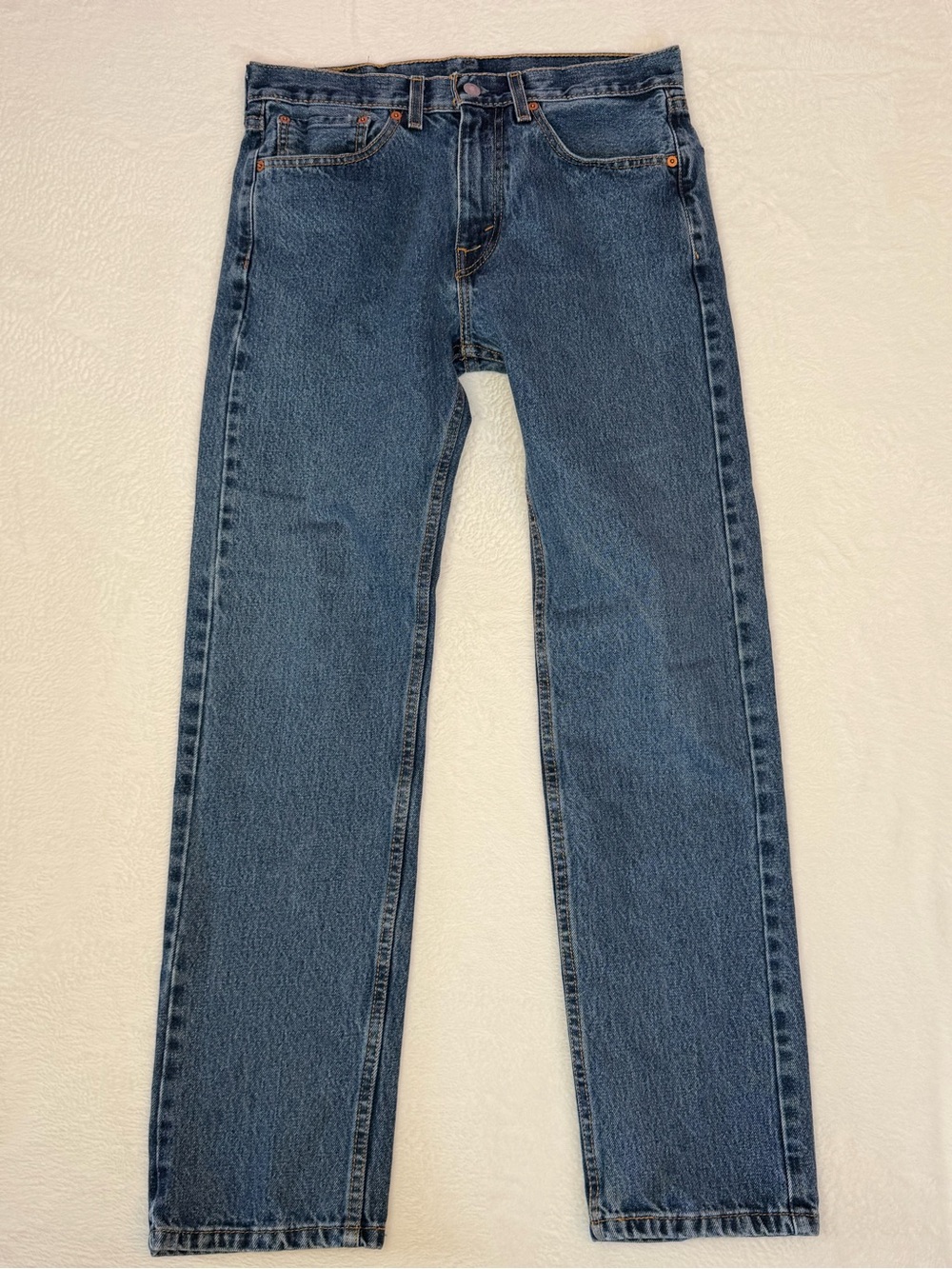 Vintage Levi’s 505 Jeans Mens 31x32 Blue Straight Leg Denim Red Tab USA Style